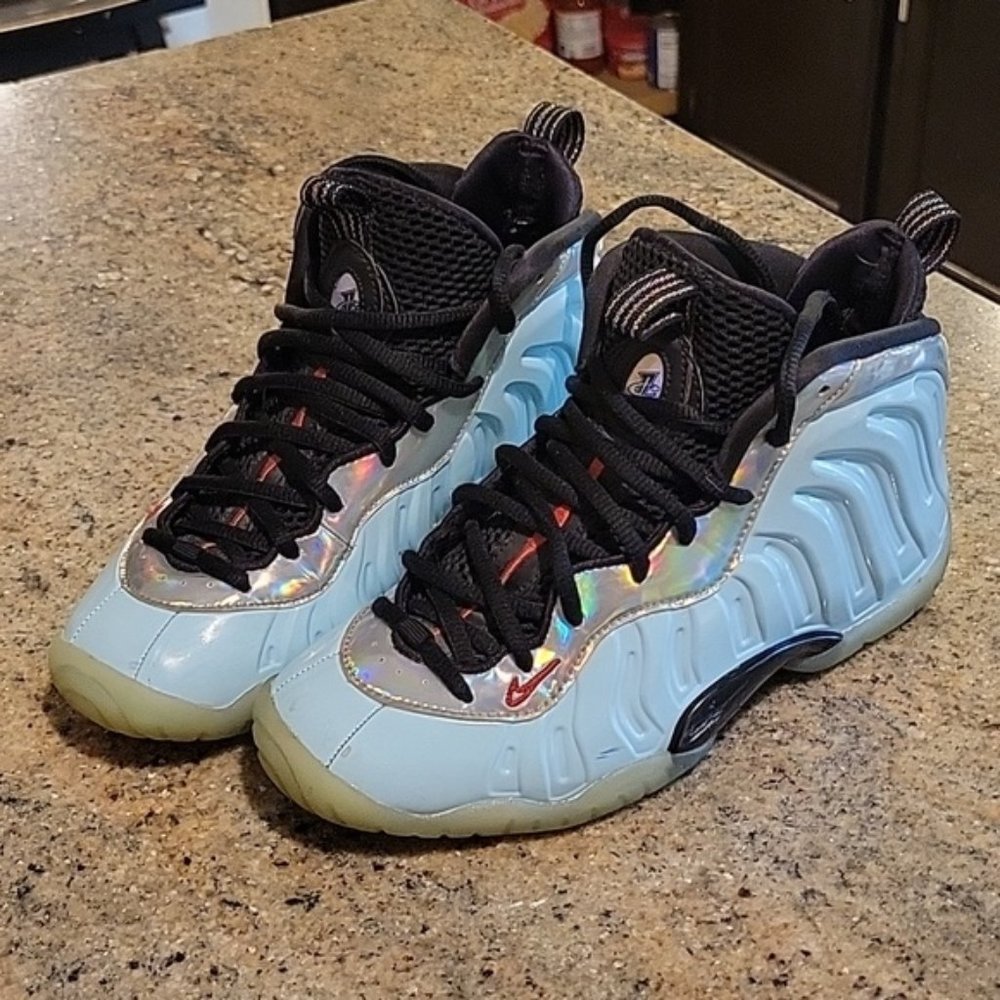 Nike Foamposite GS Mixtape Teal Size 4.5